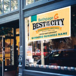 best of the city large window banner