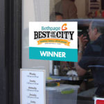 best of the city winner sign