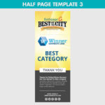 Half page template 3
