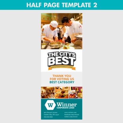 Winners half page template 2
