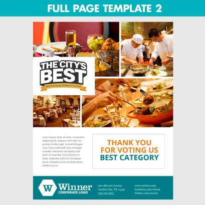 Winners full page template 2