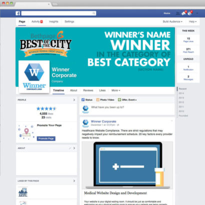 facebook cover promo for winners