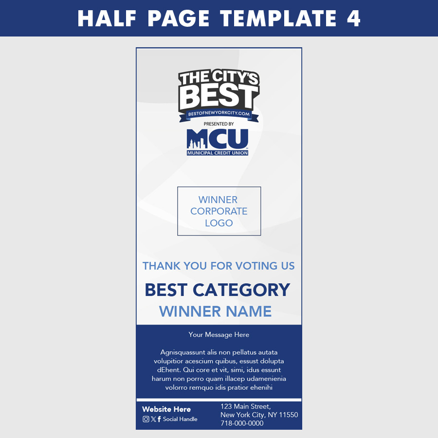 winners half page template 4