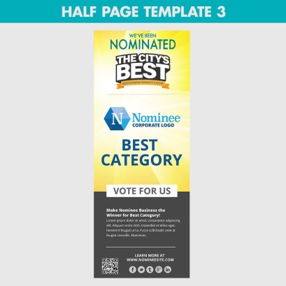 half page nominations ad template 3
